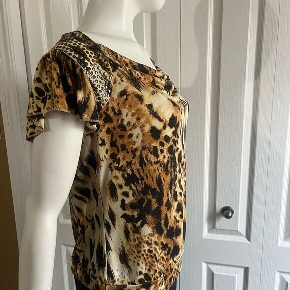 Women animal print blouse - Picture 10 of 14
